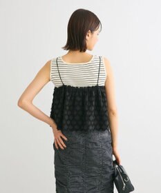 Green Parks ・ＥＬＥＮＣＡＲＥ　ＤＵＥフリンジジャカードビスチェ