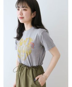 Green Parks ・Ｄｏｕｂｌｅ　Ｆｌａｇｓウ゛ィンテージライクプリントＴ