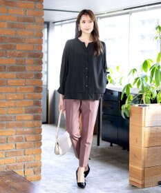 Tiaclasse 【洗える】テーパードパンツ