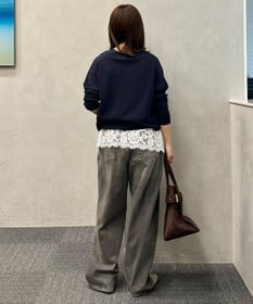 UNFILO L イージーカーディガン クロップド