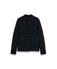 JOSEPH 【洗える】フラグメントストライプ　モックネックニット