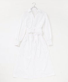 #Newans 【ANSWER for 産前産後ママ】リボン取り外し可能！シャツカラーワンピース