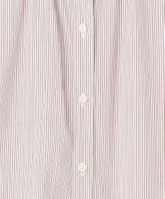 J.PRESS LADIES BEZ ドビーストライプ バンドカラー ブラウス