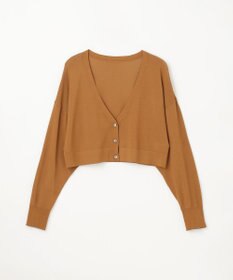 GRACE CONTINENTAL ショートドルマンニットカーディガン