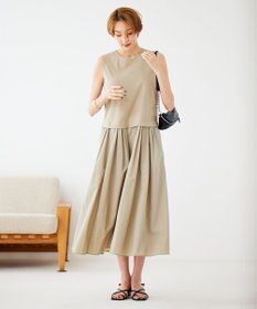 ICB L 【人気のため新色追加・洗える】 ジャージコンビドレス