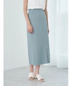 earth music&ecology シェブロン柄タイトスカート