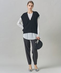 ICB 【洗える】T/Wブロード ジョグパンツ