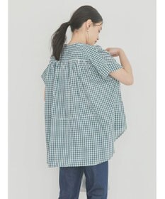 AMERICAN HOLIC フレンチスリーブバック切替シャツ