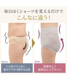 BRADELIS New York 【Yukine inc. 】ゆきねえとろりソフトシルク混ショーツ24 履き心地重視の補正ショーツ お腹すっぽり 響きにくい 快適