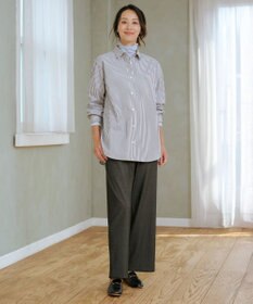 J.PRESS LADIES エステネージュストライプ シャツ ブラウス