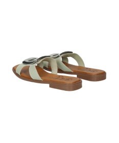 INTER-CHAUSSURES 【Oh my Sandals】メタルバックルフラットサンダル