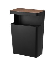 tower 天板付きトラッシュカン リン 角型 ブラウン