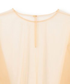 BEIGE， 【洗える・Oggi 6月号掲載】SILENE / オーバーサイズチュールブラウス