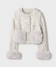 GRACE CONTINENTAL ツイードコンビジャケット