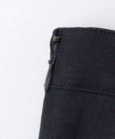 J.PRESS LADIES L 【洗える・接触冷感・UVケア・吸水速乾・防透け】麻シェルドライ ワイドストレート マリン パンツ