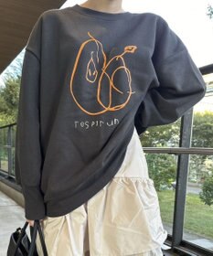 Green Parks 手書きプリントスウェット