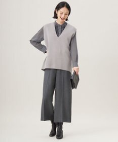 自由区 ブライトリングツイードクロップド パンツ