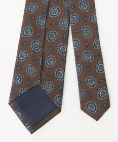 JOSEPH ABBOUD 【日本製】フラワークレストパターン ネクタイ