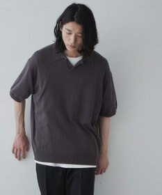 WEGO 【ユニセックス着用ITEM】スキッパーニットポロ