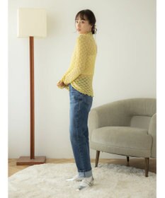 earth music&ecology ハイネックシアーフラワーインナー