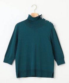 組曲 MINA六分袖タートルネック ニット