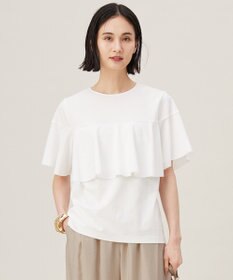 自由区 S 【接触冷感・UVカット・吸水速乾・抗菌防臭・洗える】ハイツイストポンチフレアディティール カットソー