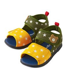 MIKI HOUSE HOT BISCUITS 【14-19cm】 ジャージ素材サンダル