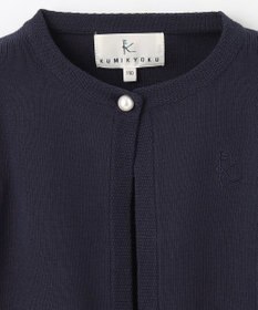 組曲 KIDS 【110-140cm】ラウンドカラー ニットジャケット