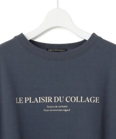 23区 S 【洗える】ライトコットンテリー ワイドスリーブ ロゴ カットソー