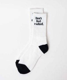 WEGO カラーロゴリブソックス