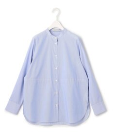 ICB 【洗える】 クリーンブロード バンドカラーシャツ