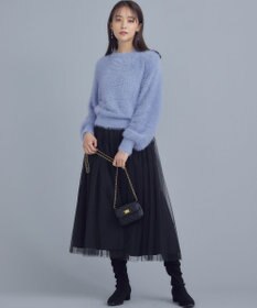 組曲 ナイロンファー ニット