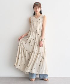 earth music&ecology アソートティアードワンピース