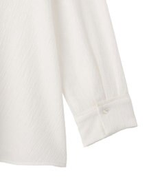 YECCA VECCA パールジャガードペプラムブラウス