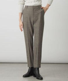 J.PRESS LADIES L チェルビック テーパード パンツ ブラウン系