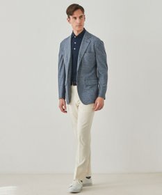 GOTAIRIKU 仕事で着られる綿パン【吸水速乾/ストレッチ/折り目加工】クールマックスコットンパンツ_ノータック（25年モデル）