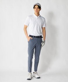 FILA GOLF／marie claire 【FILA GOLF】メッシュ加工ロゴ半袖ポロシャツ