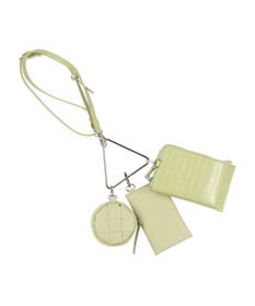 LA BAGAGERIE 【MONICA】トライアングルマルチショルダーバッグ