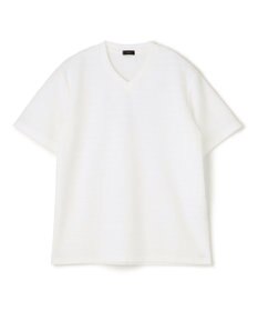 JOSEPH HOMME メランジリップル　Vネックカットソー