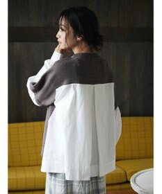 CRAFT STANDARD BOUTIQUE シャツドッキングニットプルオーバー