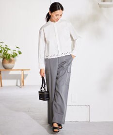 自由区 L 【洗える】テンセルツィルカーゴ パンツ