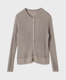 GRACE CONTINENTAL ハイゲージラメニットカーディガン