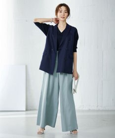 ICB 【洗える】コットンポリエステルリブ プルオーバー