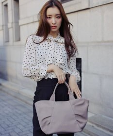 TOCCA 【八木アリサさん着用】RIBBON KNOT NYLONBAG ナイロントートバッグ