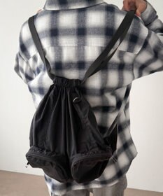 WEGO 【ユニセックス着用ITEM】ポケットデザインナップサック