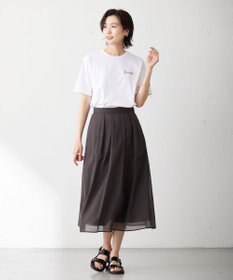 J.PRESS LADIES L エンブロイダリー ロゴ Tシャツ