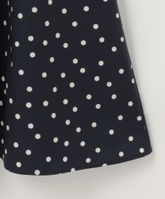 組曲 【前後着用可】シフォンオーガンプリント ボウタイワンピース