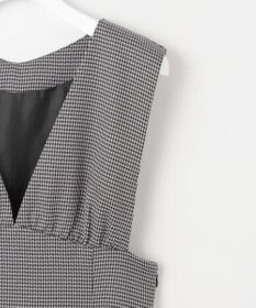 Feroux 【洗える】美シルエット ジャンパースカート