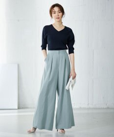 ICB 【洗える】コットンポリエステルリブ プルオーバー