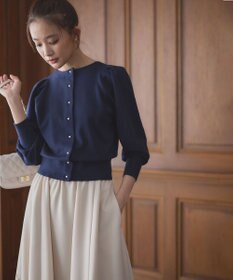 組曲 L 【前後着用可】BOREROタックプルオーバー ニット